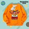 2024 Lançamento Transfronteiriço Moletom Infantil Estilo Primavera e Outono Top Infantil Roupa Infantil Camiseta Básica Estação Outono