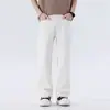 Ropa de Hombre Fengshe / Nueva Colección Primavera 2026 Marca de Moda High Street Americana Pantalones Rectos de Pierna Ancha Sueltos Jeans para Hombre