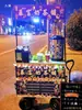 Soporte de puesto para colgar tela publicitaria, Exhibidor, Pancarta para mercado nocturno, Poste para letrero, Abrazadera, Lámpara telescópica de escritorio para puesto