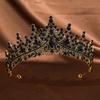 Coroa de Noiva Tiara para Jantar Vestido de Princesa Acessórios Estilo Europeu Faixa de Cabeça com Strass Acessórios para Fotografia de Viagem