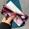 Nuevas Gafas de Sol Transfronterizas Europeas y Americanas, Lentes Bifocales, Montura Grande, Patillas de Resorte, Fotocromáticas, Bloqueo de Luz Azul