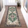 Alfombra de Pasillo Estilo Persa Transfronteriza, Resistente a Manchas y Fácil de Mantener, Alfombra Lavable Larga de Imitación Cachemir, Soporta Venta al por Mayor