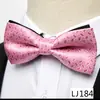 Gravata Borboleta Masculina para Negócios, Casamento, Festa, Traje de Noite, Gravata Borboleta de Poliéster Seda Jacquard, Gravata Borboleta Formal Retro de Alta Qualidade