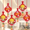 Colgantes Decorativos para el Festival de Mediados de Otoño para el Hogar Interior Arreglo de Escena del Día Nacional Colgantes de Tarjetas Adornos Colgantes para Centros Comerciales Guirnaldas