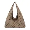 Bolsa de Hombro de Lunares de Nicho Japonés Coreano de Venta Caliente para Mujer, Bolso Tote de Mano de Gran Capacidad para el Trabajo, Bolso de Hombro Elegante Versátil