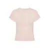 Camiseta Ajustada para Mujer, Estilo Veraniego, Favorecedora y Favorecedora para la Figura, de Manga Corta