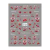 Sticker para Uñas Cereza Rojo Vino 5D Repujado Dulce Fruta Cereza Cereza Sticker para Uñas Joyería CA