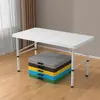 Mesa Dobrável para Exterior, Mesa Retangular Portátil para Montar Barracas, Mesa Longa Simples para Uso Doméstico, Estudo, Jantar e Pequena Mesa de Jantar