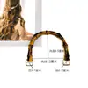 Accesorios para Bolsos Asa de Bolsa de Tela Asa de Bolsa DIY Asa de Plástico de Bambú Cesta Tejida Bolsa Hecha a Mano Asa de Bambú Simulado