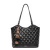Bolso de mano informal de gran capacidad para mujer, bandolera con diseño rómbico, para el invierno de 2024