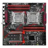 Placa-mã Jingyue X99-9D4 de soquete duplo para computadores de mesa, adequada para design, renderização, simuladores e operação multijogo