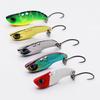 Señuelo Metálico de Carretera Sub-Micro Mini de un Solo Anzuelo VIB 2.5g/2.8cm Vibración de Capa de Nado Completa Señuelo Falso de Vibración Señuelo de Boca Torcida Equipo de Pesca