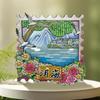 Imanes para Refrigerador de Xishuangbanna, Atracciones de la Ciudad, Souvenirs Turísticos, Imanes de Madera Culturales y Creativos para Refrigerador, Pegatinas Magnéticas de Yunnan