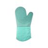 Luvas de Algodão com Silicone Longas e Curvas Ferramentas de Assar Luvas Anti-Escaldamento Antiderrapantes Luvas de Isolamento Térmico para Micro-ondas