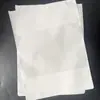 Sacos de Papel Kraft Branco com Abertura Transparente, Sacos de Papel Kraft Branco de Alta Qualidade, Sacos com Fecho Zíper para Acessórios, Sacos Simples com Fecho Deslizante para Presentes