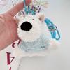 Libro Rojo Pequeño Misma Sección West Highland Perrito de Peluche Colgante Corazón de Chica Creativo Pequeño Regalo Vestir Perrito Colgante para Mochila Escolar