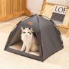 Tienda nido para gatos y perros NC nido para gatos y perros cálido sueño profundo felpa nido redondo que nido de oso tienda nido para gatos y perros cuatro estaciones
