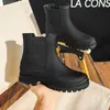 Sapatos de chuva de moda transfronteiriços versão coreana para mulheres material alto TPR sapatos d'água antiderrapante resistente ao desgaste cozinha antiderrapante sapatos de borracha mulheres