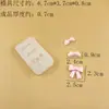 Molde Pequeno de Laço com Bico de Pinça, Silicone de Grau Alimentício, Fácil de Desenformar, Molde para Argila Ultra Leve DIY