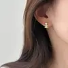 Pendientes Retro Franceses de Imitación de Perla del Arco del Triunfo para Mujer, Modernos y Elegantes, Pendientes Únicos con un Diseño de Lujo Ligero y de Nicho