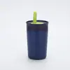 Caneca de Café Mini 12oz Mais Vendida no Exterior com Canudo de Aço Inoxidável 304 Caneca Térmica Caneca Portátil para Carro Caneca de Água para Crianças