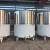 Tanque de Vinho de Aço Inoxidável 304 Grau Alimentício Tanque de Armazenamento de Vinho de 10 Toneladas Tanque Vertical de Armazenamento de Água Tanque de Armazenamento de Vinho Tanque de Armazenamento de Vinho