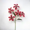 Orquídeas de Loto de Cinco Cabezas de Seda para Decoración de Bodas y Hoteles, Arreglos Florales, Flores al por Mayor Transfronterizas, Orquídeas para Decoración del Hogar