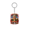 Llavero Acrílico Copa Mundial 2026 EE.UU.-Canadá-México Llavero Copa Hércules Colgante de Fútbol Recuerdo para Aficionados Regalo Venta al por Mayor