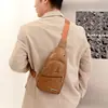 Bolso de Pecho Impermeable para Hombre 2026 Nuevo Estilo Coreano Simple Multibolsillos Bolso de Hombro para Hombre Bolso Cruzado Casual para Hombre Moda