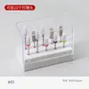 Suprimentos para unhas 2,5G frasco transparente redondo caixa de glitter caixa de joias frasco vazio de plástico transparente frasco secundário cosmético