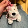Colgante Explosivo Ciego West Highland Llavero Perro Garabateado Accesorios Muñeca Creativa Bolso Colgante Perro Regalo Pequeño