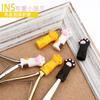 Herramientas para decoración de uñas, nuevas y lindas tijeras de cuero con forma de garra de gato, funda protectora de silicona suave, productos prácticos para decoración de uñas a prueba de caídas.