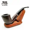 Cachimbo Kenan Cabeça de Leão de Resina Esculpida Bakelite Masculino Filtro de Limpeza Removível Cachimbo Especial