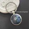 Llavero Colgante Redondo con Patrón de Caballo al Galope Venta Caliente Transfronteriza Llavero de Metal Colgante Pequeño Regalo