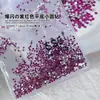 Diamantes Sueltos Ss4 Ab Rhinestones en Forma de Abanico King para Uñas, Rhinestones Super Brillantes en Forma de Abanico, Rhinestones Redondos de Vidrio Iridiscentes Aurora con Base Plana