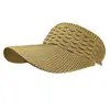 Nuevo Estilo Escamas de Pez Parte Superior Abierta Sombrero de Sol de Verano de Moda Estilo Coreano Gorra de Béisbol Tejida Sombrero de Sol para Deportes al Aire Libre