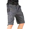 Amazon 2026 Verano Pantalones Tácticos de Pierna Recta para Hombre Versátil Diseño Multibolsillos Pantalones Cortos de Trabajo en Stock Modernos