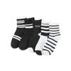 Calcetines de Rayas Blancas y Negras de Media Pantorrilla Fabricante Calcetines Deportivos Transpirables Absorbentes de Sudor en Stock Calcetines Casuales Versátiles de Moda Calcetas Zhuji