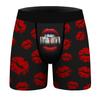 EBay nuevo mordisco de dedo labios rojos impresión digital ropa interior sexy para hombre cómoda transpirable para usar debajo pantalones planos una generación de pelo