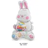 Conejo de Pascua Transfronterizo Huevo Dorado Pollito Zanahoria Huevo Decoración de Fiesta Navideña de PASCUA Globo