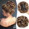 Peruca de seda de alta temperatura europeia e americana, laço de cabelo feminino, cabeça elástica, pacote de cabelo natural fofo, pacote de cabelo cacheado
