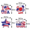 Novos Enfeites Pendentes de Decoração para Festa do Dia da Independência Americana, Enfeites Pendentes de Estrela para Feriado Nacional, Etiquetas Pendentes do Dia da Independência