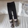 Leggings Infantiles Otoño e Invierno Versátiles Ropa Exterior para Niñas Calcetines Gruesos Apilados con Forro Polar Pantimedias Térmicas de Polar Empalmadas Integradas