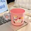Vaso para Enjuague Bucal Infantil, Lindo Vaso para Cepillado de Dientes con Mango de Flor, Hecho de Plástico PP Ligero y Compacto, Adecuado para Uso en Casa