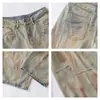 Jeans de Globo Vintage Desgastados para Hombre, Nuevo Estilo de Primavera, Pantalones Lunares Sueltos Casuales Estilo Páramo para Mujer, Modernos