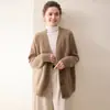 "Un acierto tanto si se lleva solo como en capas" Nueva Ropa de Punto de Cachemira para Mujer + Cardigan Básico para Vestir en Capas Diariamente