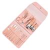 Set de Cortauñas de Punto Verde 16 Piezas Práctico Manicura y Herramientas para Manicura Colorido Regalo Cortauñas