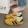 Zapatillas de Entrenamiento Alemanas de Suela Gruesa para Mujer 2026 Nuevas de Verano Casual Cómodas de Cuero con Cordones Transpirables Deportivas Casuales para Mujer
