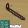 Suporte angular ajustável com furo longo conector móvel de cabeça dupla suporte de ângulo reto em L de 90 graus dispositivo anti-tombamento de armário cantoneira