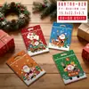 Bolsas de Plástico Autocierre para Regalos de Papá Noel Bolsas Tote Mixtas Cuatro en Uno 50 Bolsas de Embalaje Navideño Bolsas de Dulces